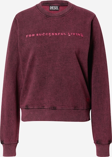 DIESEL Sweatshirt  'REGGY' in rosa / weinrot, Produktansicht