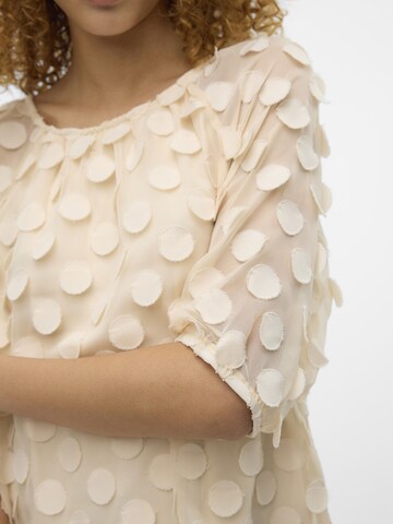 Chemisier 'DOT' VERO MODA en blanc