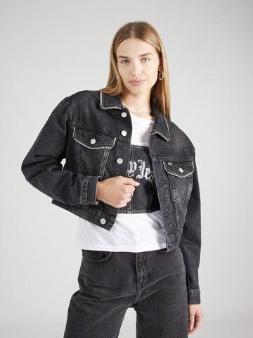 Tommy Jeans Φθινοπωρινό και ανοιξιάτικο μπουφάν 'CLAIRE' σε μαύρο: μπροστά