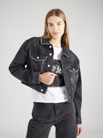 Tommy Jeans Tussenjas 'CLAIRE' in Zwart: voorkant