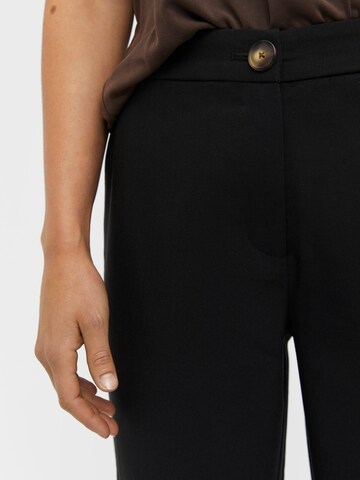 OBJECT Loose fit Trousers 'Sigrid Cassie' in Black