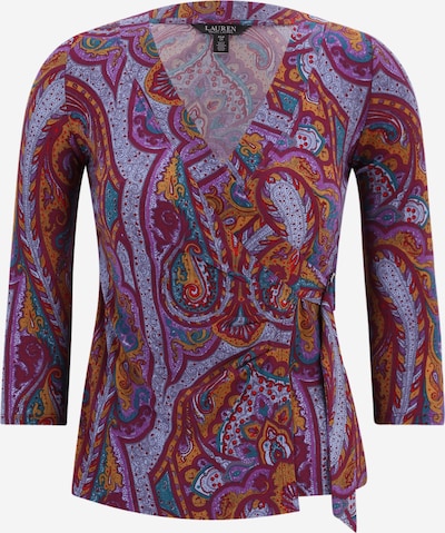 Tricou 'CLASSIC' Lauren Ralph Lauren Petite pe azuriu / mov închis / portocaliu / magenta, Vizualizare produs