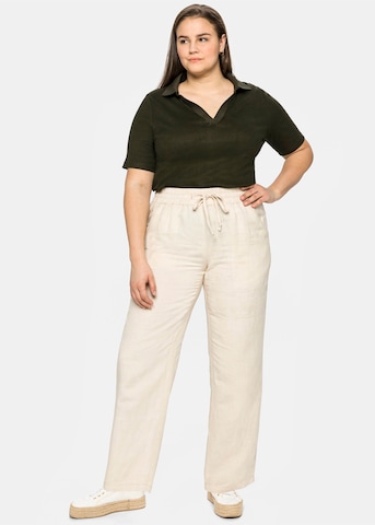 SHEEGO Обычный Штаны в Бежевый