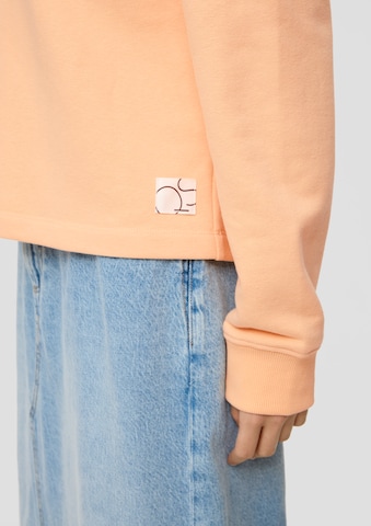 QS Sweatshirt in Oranje