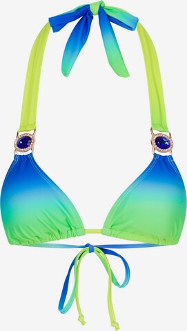 Moda Minx Bikinitop 'Club Tropicana' in Blauw: voorkant