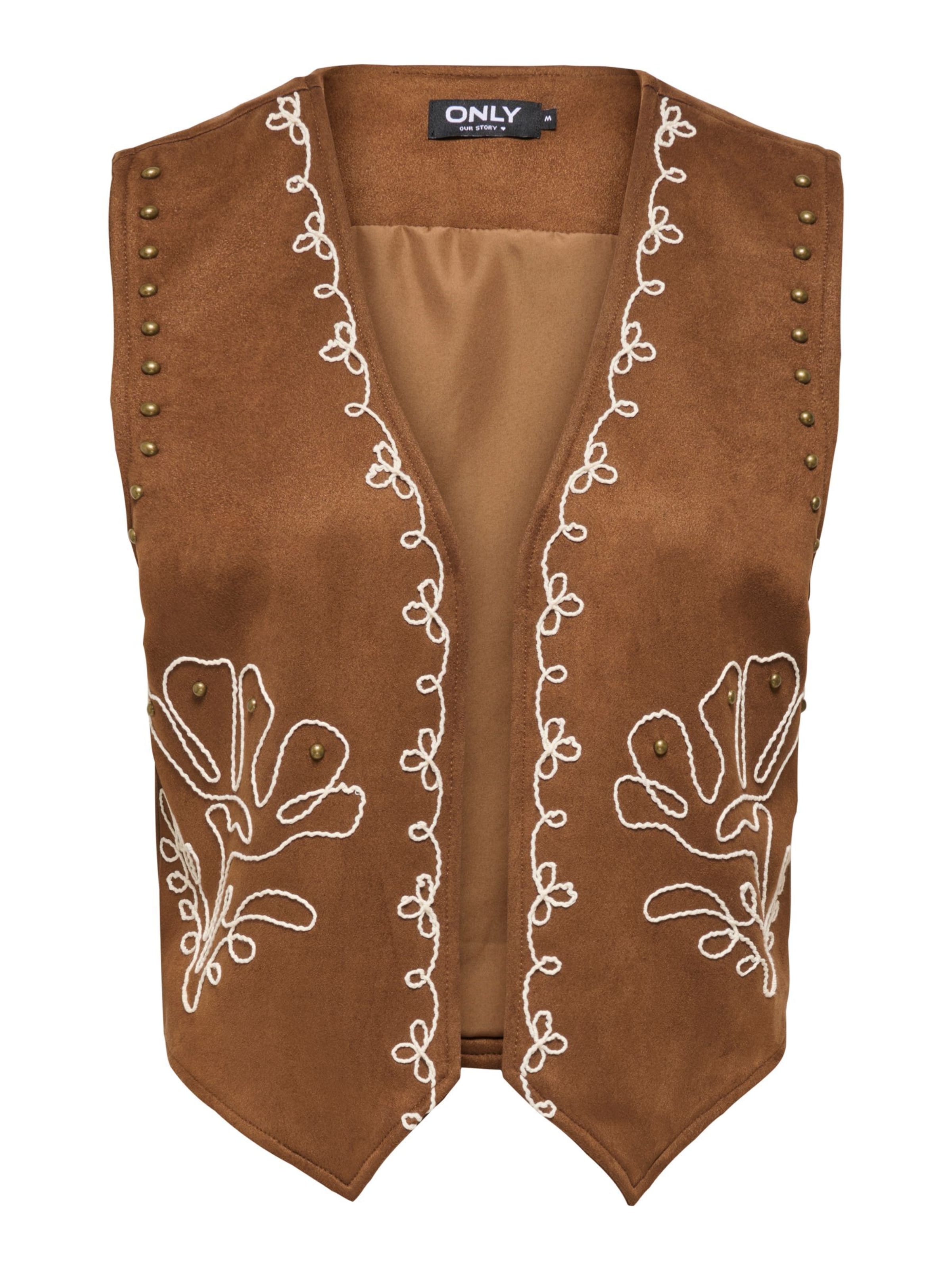 ONLY Bodywarmer 'ONLMay' in Bruin: voorkant