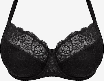 Soutien-gorge 'K357 Blanca' Gorsenia en noir : devant