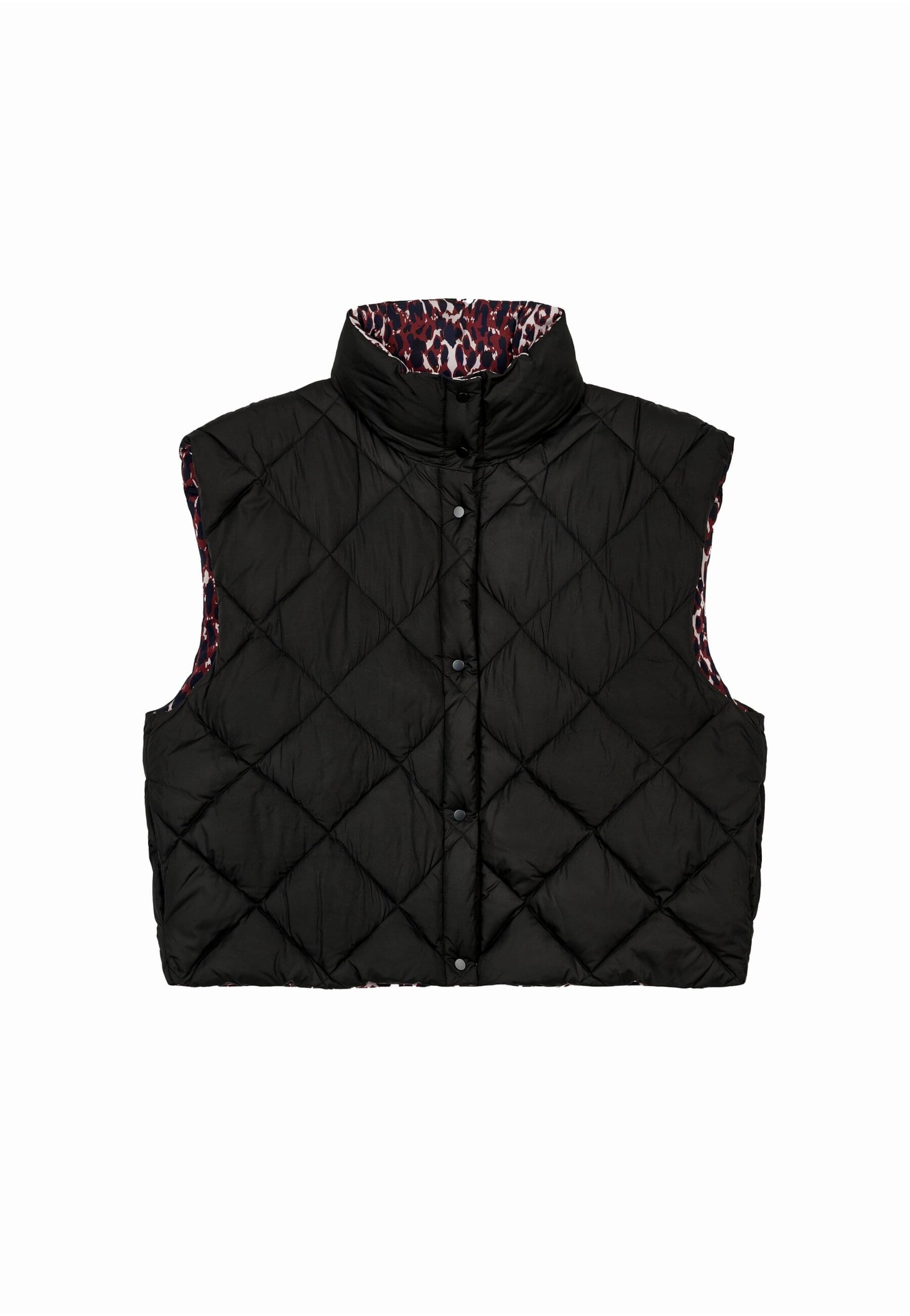 OH APRIL Vest 'Onyx' in Black: front