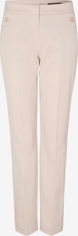 COMMA Regular Pleated Pants in Pink: front