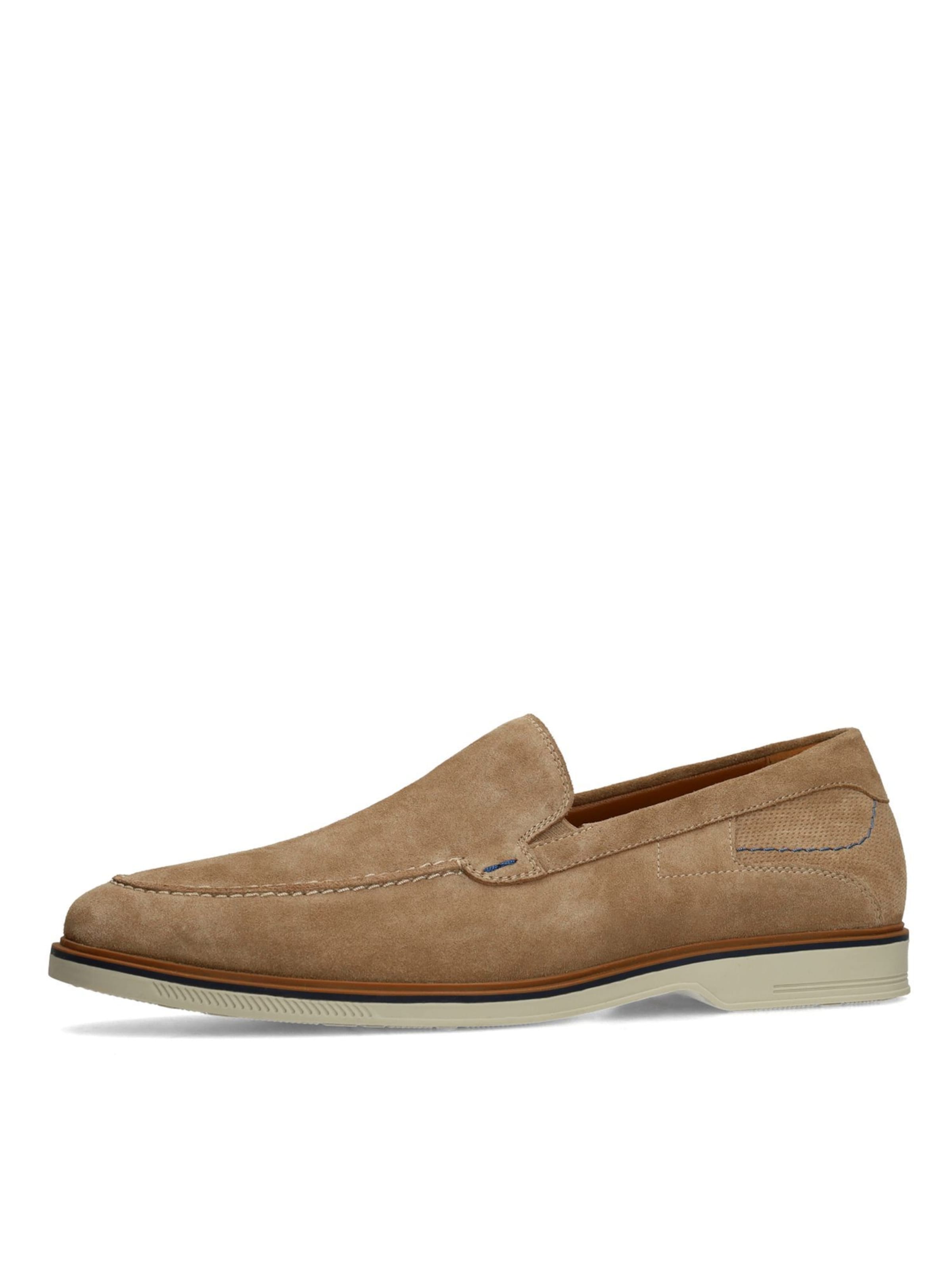 Mocassin no stress en beige : devant