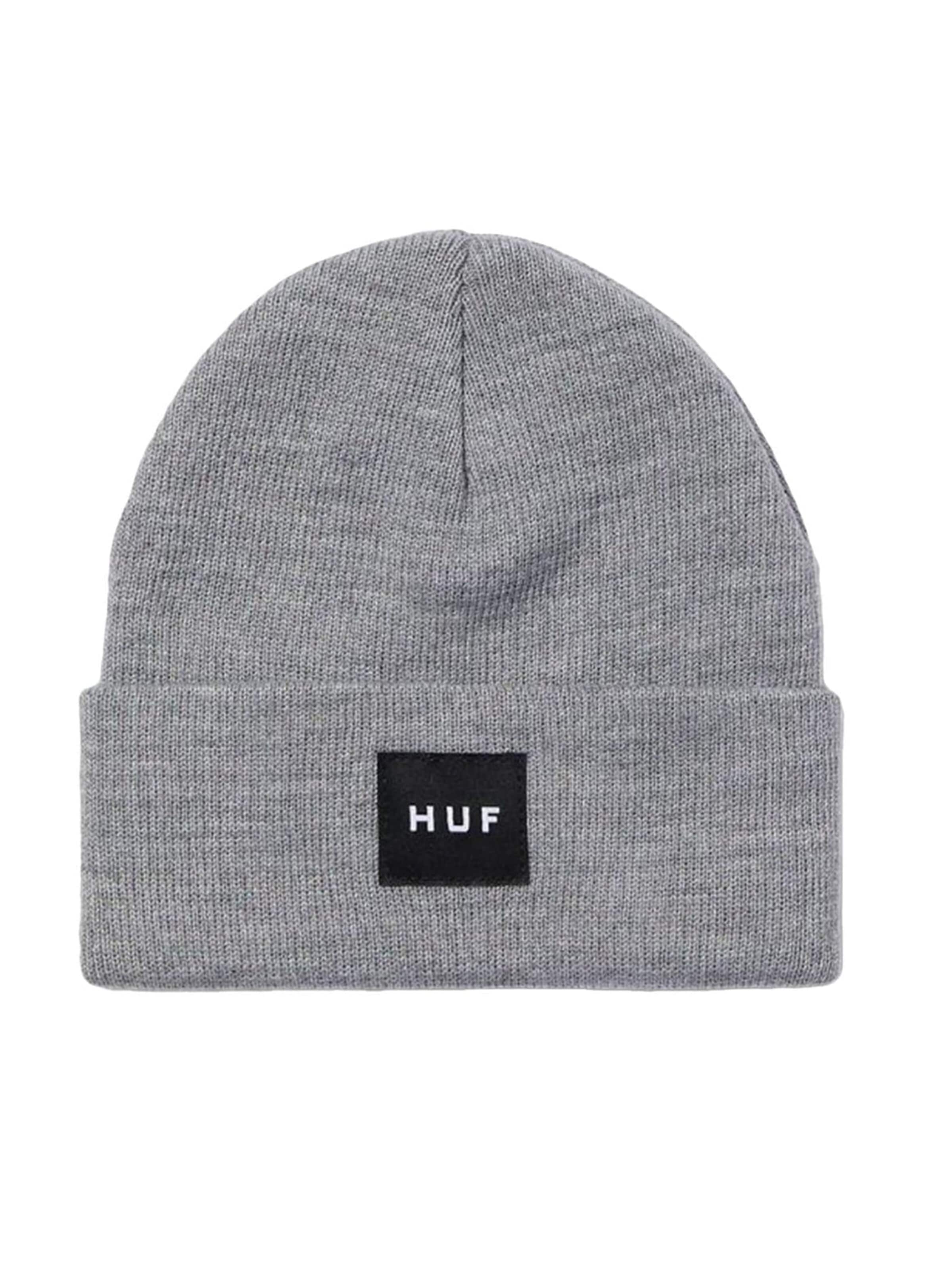 HUF Czapka 'Set Box Beanie Heather Grey' w kolorze szary: przód