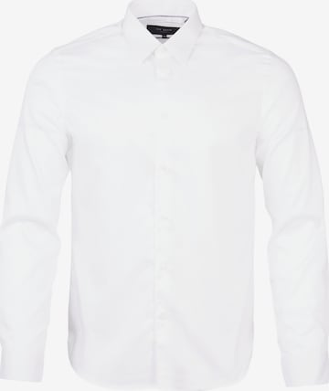 Ted Baker Slim Fit Forretningsskjorte i hvid: forside