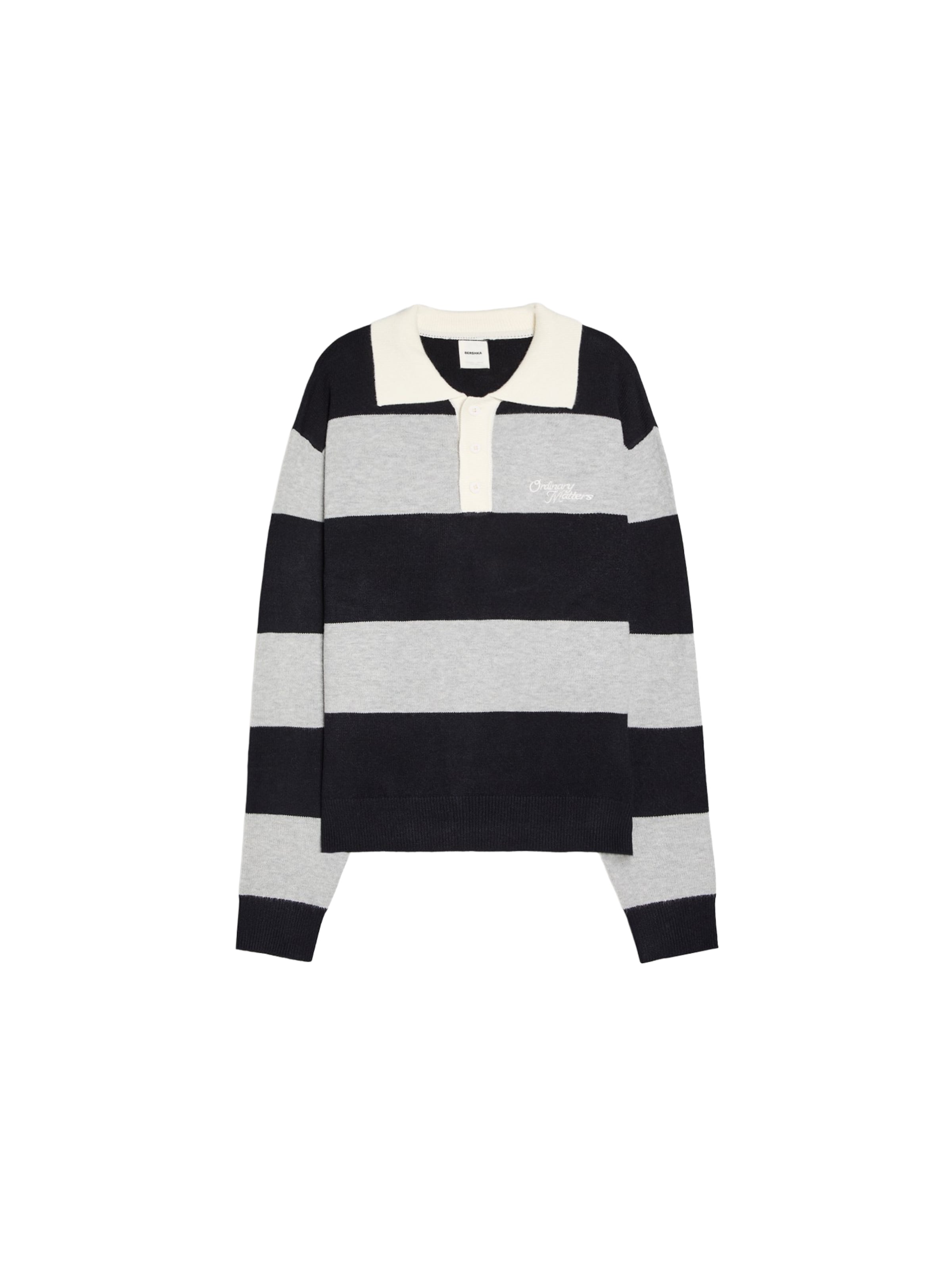 Pull-over Bershka en bleu : devant