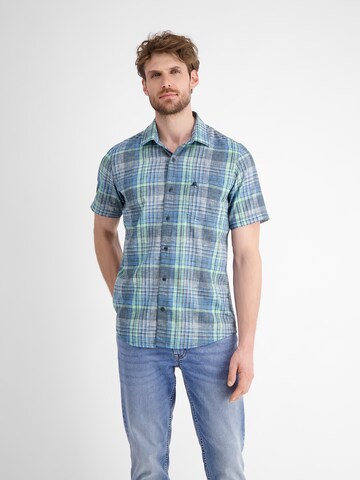 LERROS Regular fit Overhemd in Blauw: voorkant
