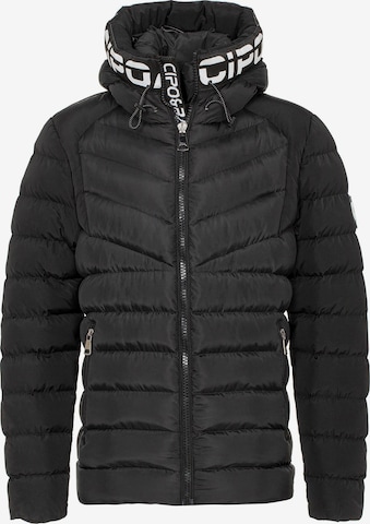 CIPO & BAXX Winter Jacket in Black: front