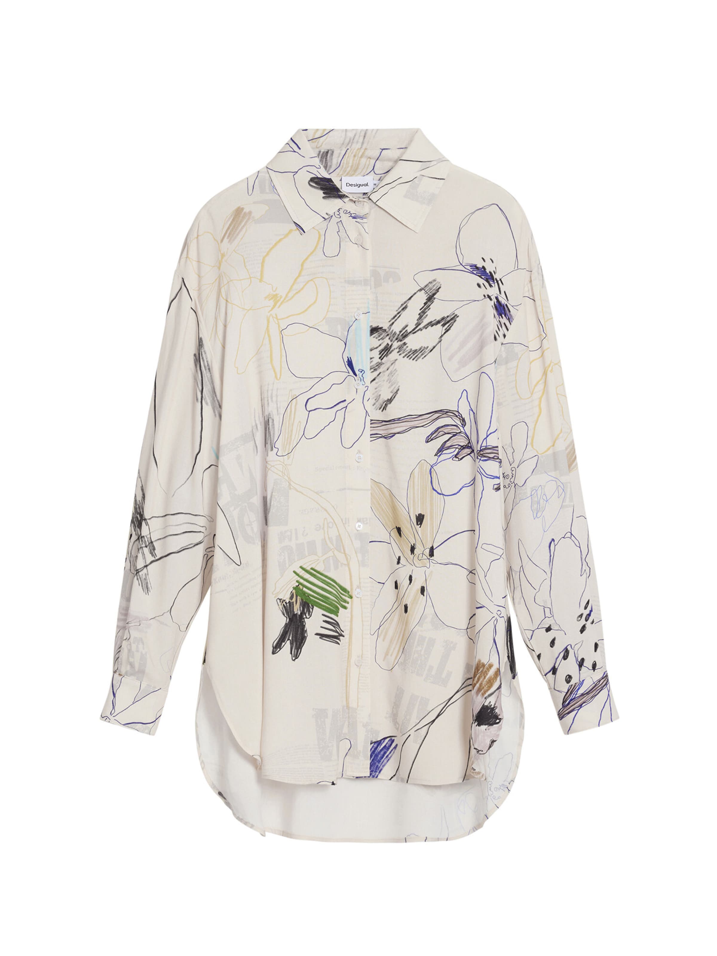 Desigual - Blusa em branco: frente