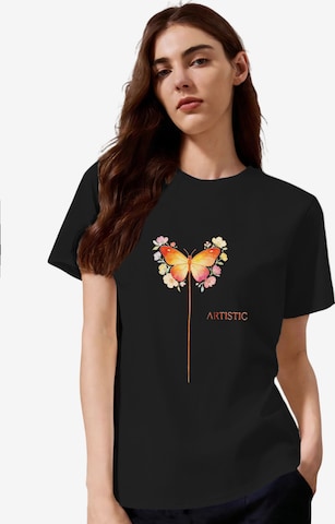 T-shirt GORHEY en noir : devant