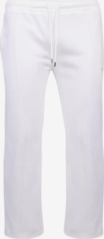 Dropsize Loose fit Pants in White: front