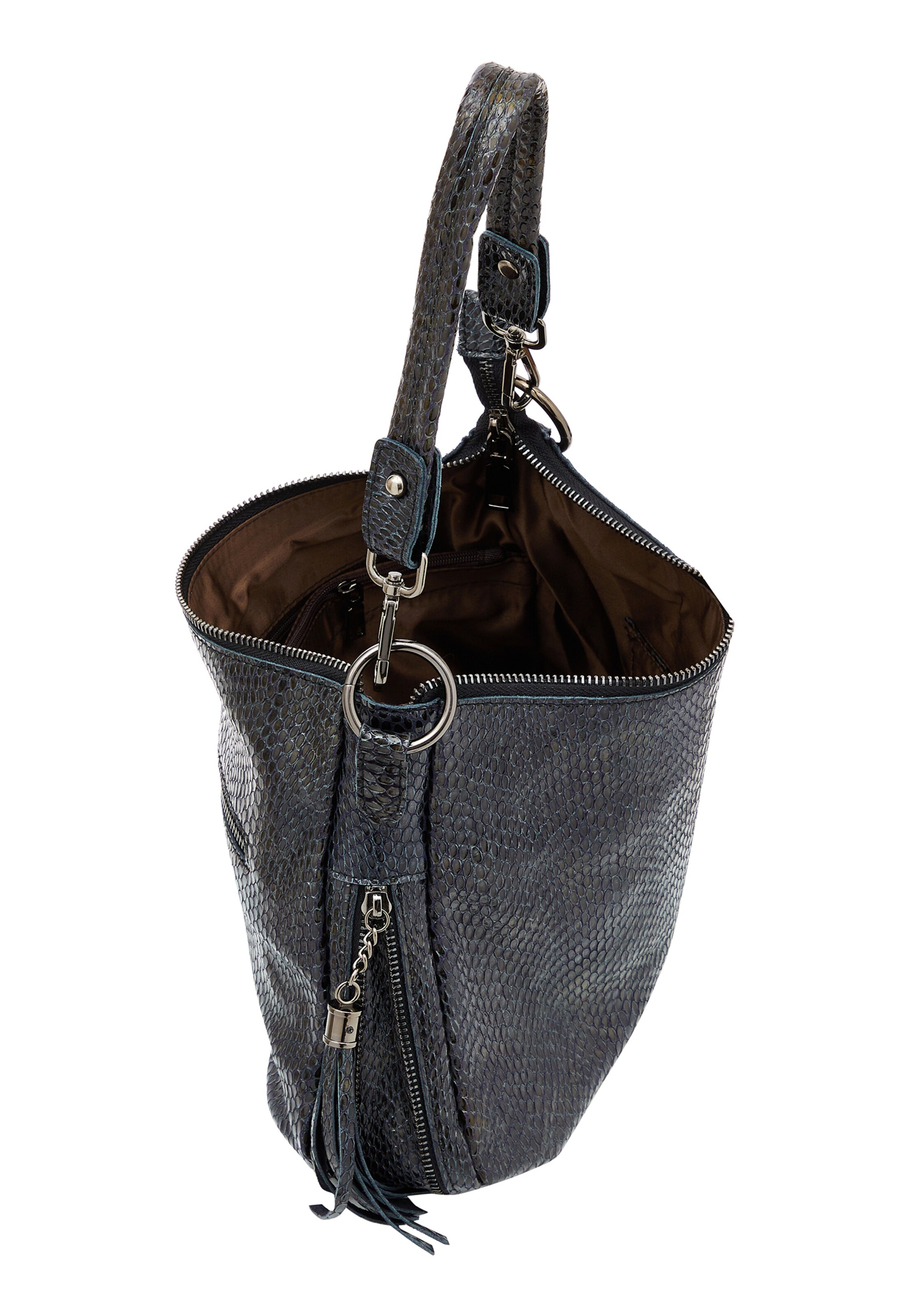 faina Skuldertaske i blå