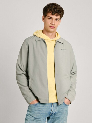 Pepe Jeans Tussenjas ' TRURO ' in Groen: voorkant