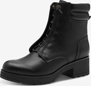 MARCO TOZZI - Botines con cordones en negro: frente