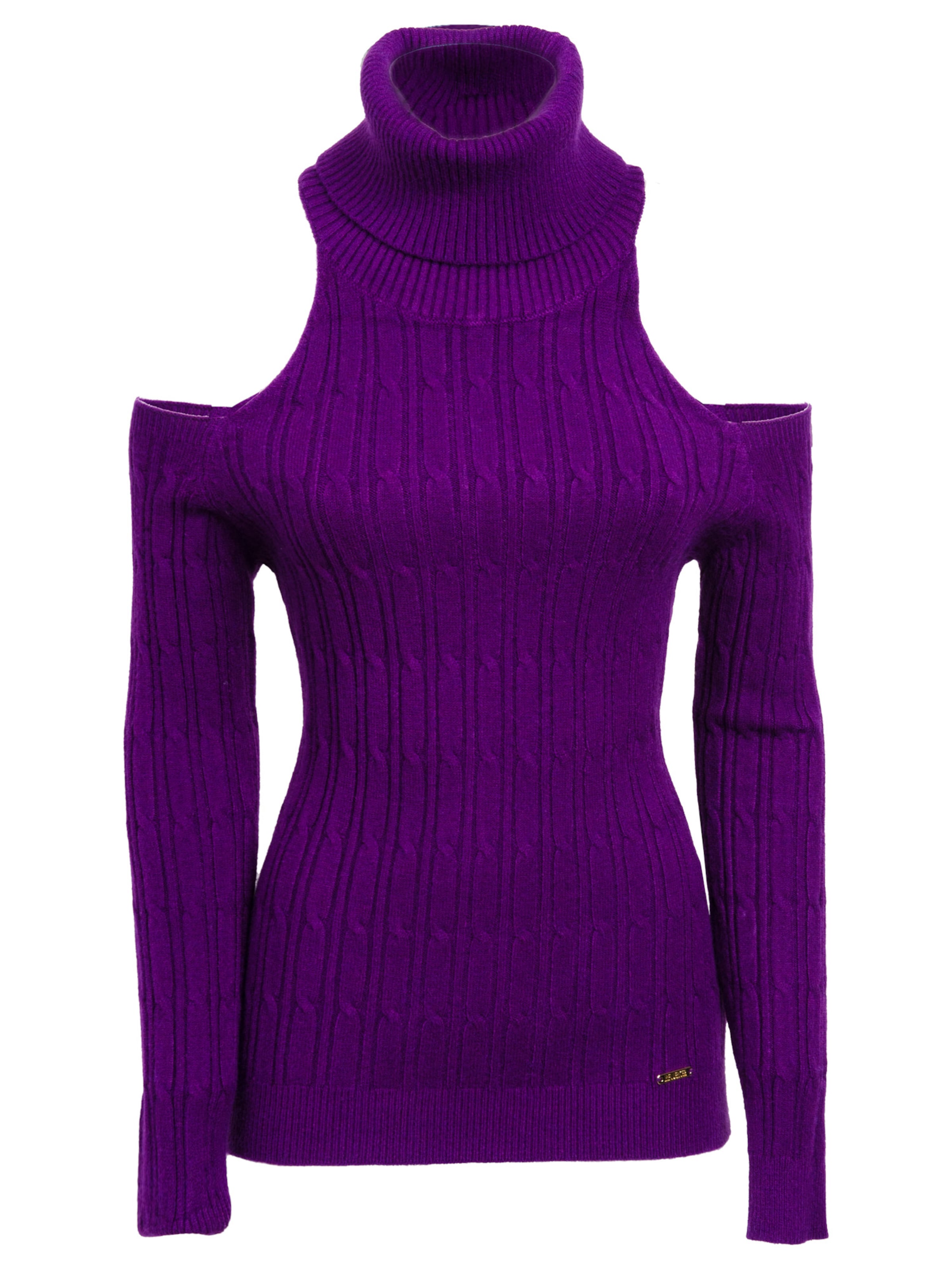 Influencer Πουλόβερ σε λιλά: μπροστά