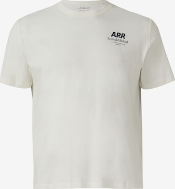 s.Oliver T-Shirt in Beige: Vorderseite