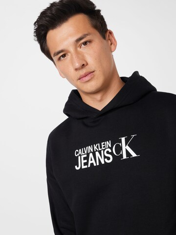 Calvin Klein Jeans Sweatshirt in Schwarz