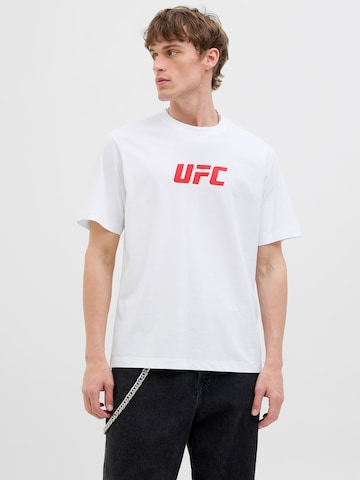 JACK & JONES Koszulka 'JCOUFC' w kolorze biały: przód