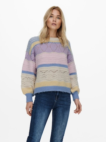 Pull-over ONLY en mélange de couleurs