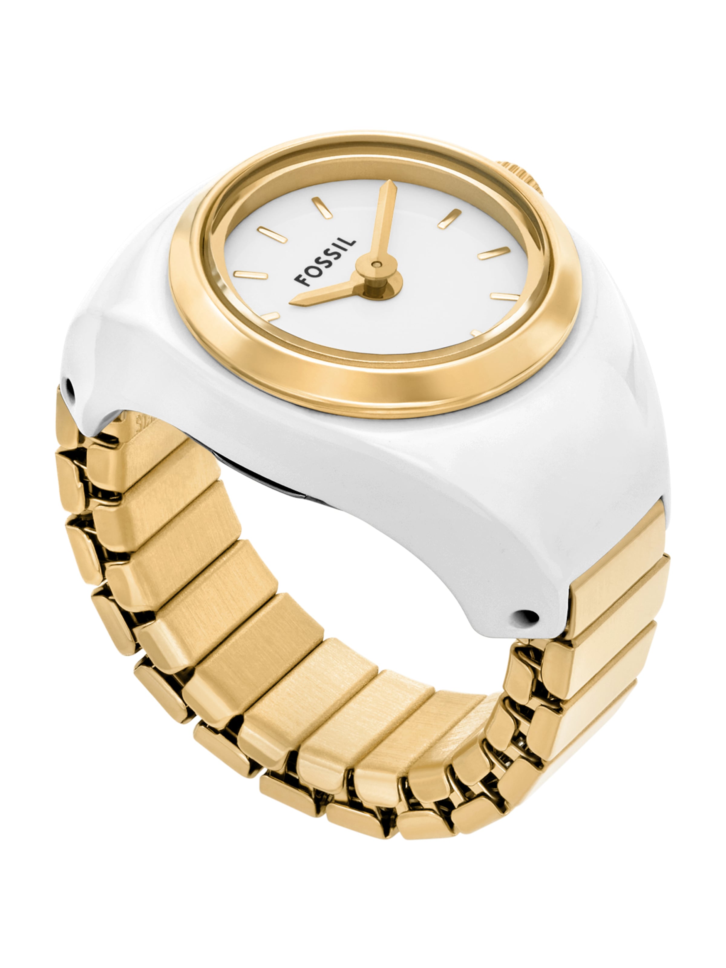 FOSSIL Analoginen kello värissä kulta: etupuoli