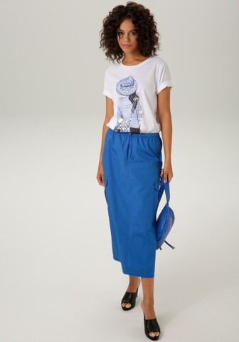 Aniston CASUAL T-Shirt in Weiß