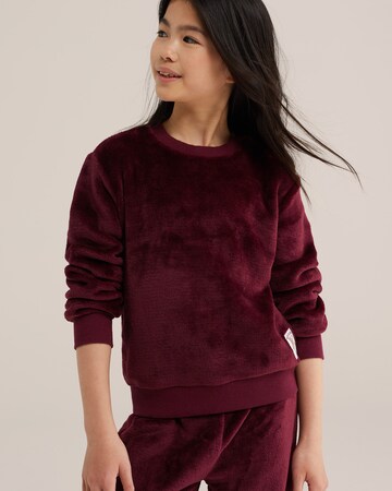 WE Fashion Pyžamo – červená: přední strana