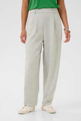 Loosefit Pantalon à pince 'CUBuka' CULTURE en gris : devant