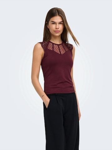 ONLY Top 'ONLEMILIE' in Red: front