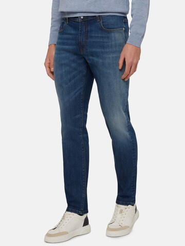 Boggi Milano Regular Jeans in Blauw: voorkant