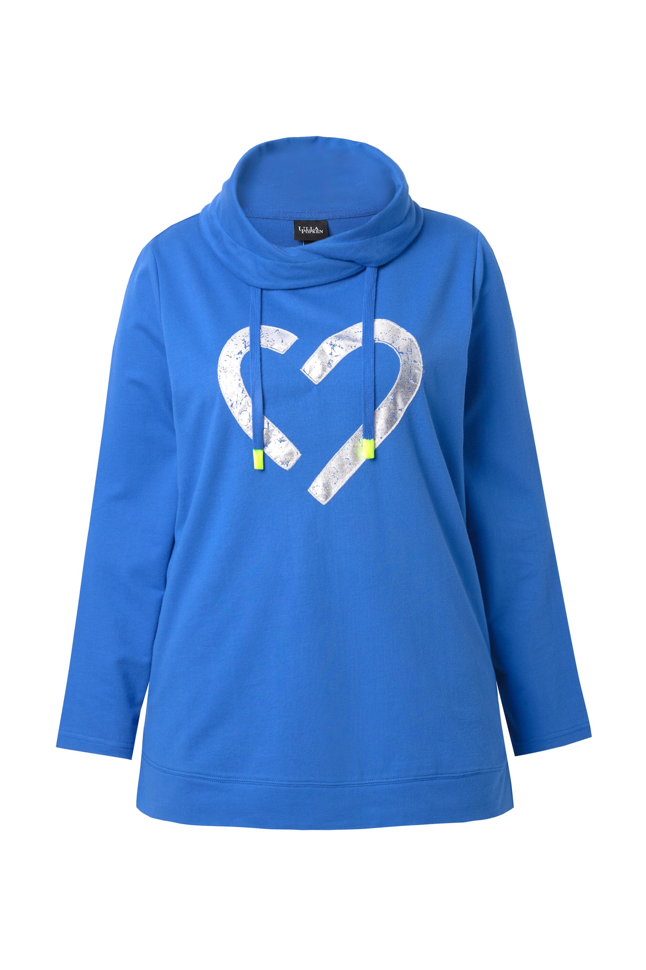 Ulla Popken Sweatshirt in Blau: Vorderseite