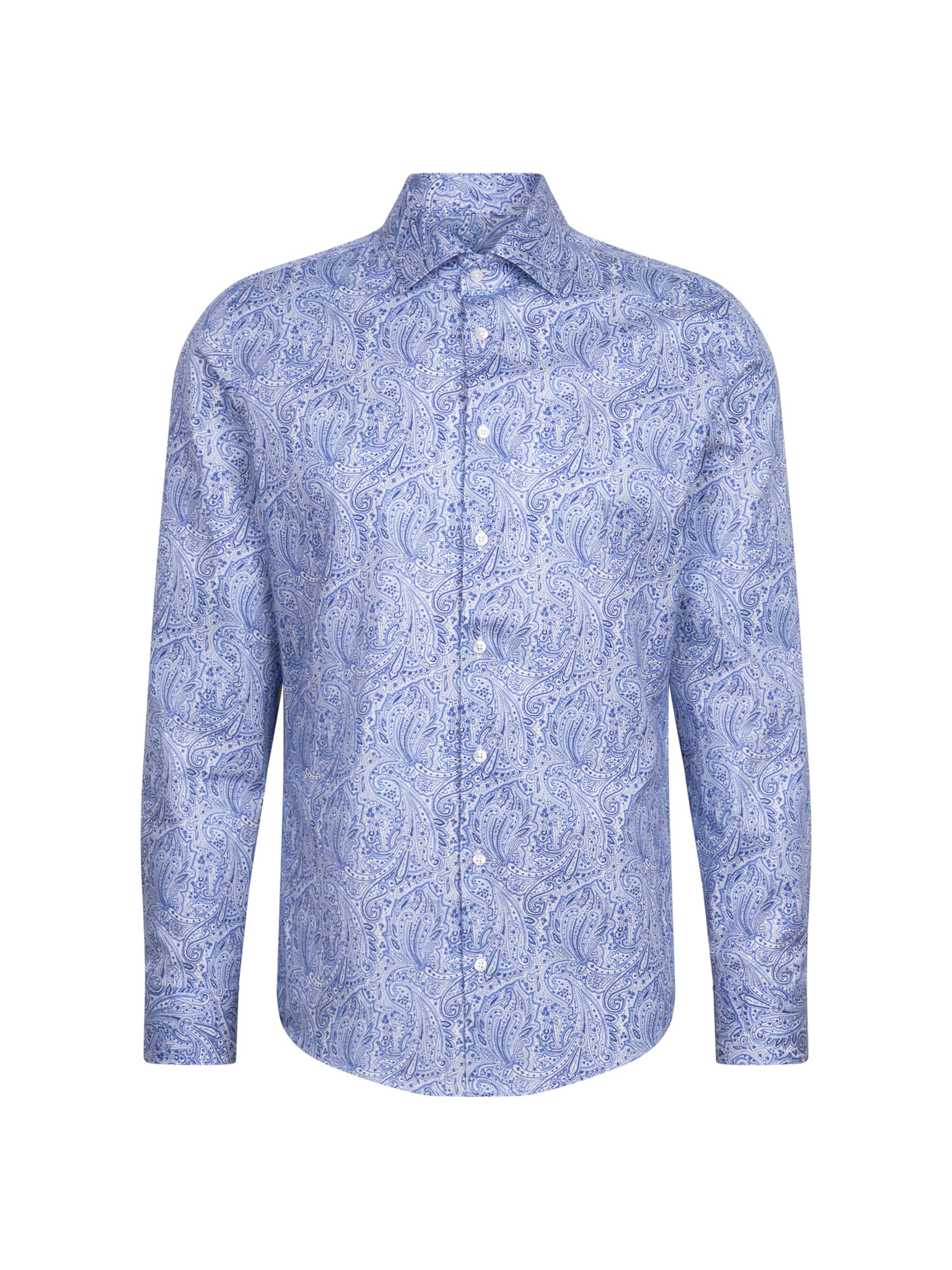 Fit confort Chemise business 'Schwarze Rose' SEIDENSTICKER en bleu : devant