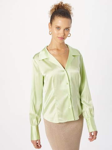 FRAME Blouse in Groen: voorkant