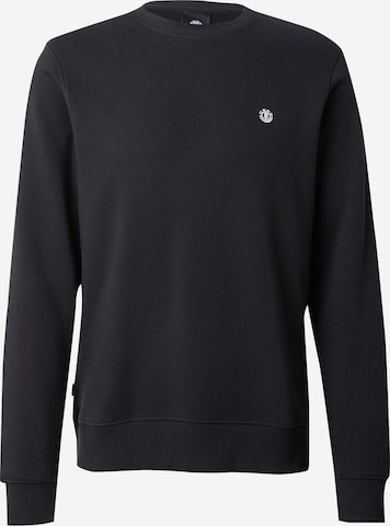 Sweat-shirt ELEMENT en noir : devant