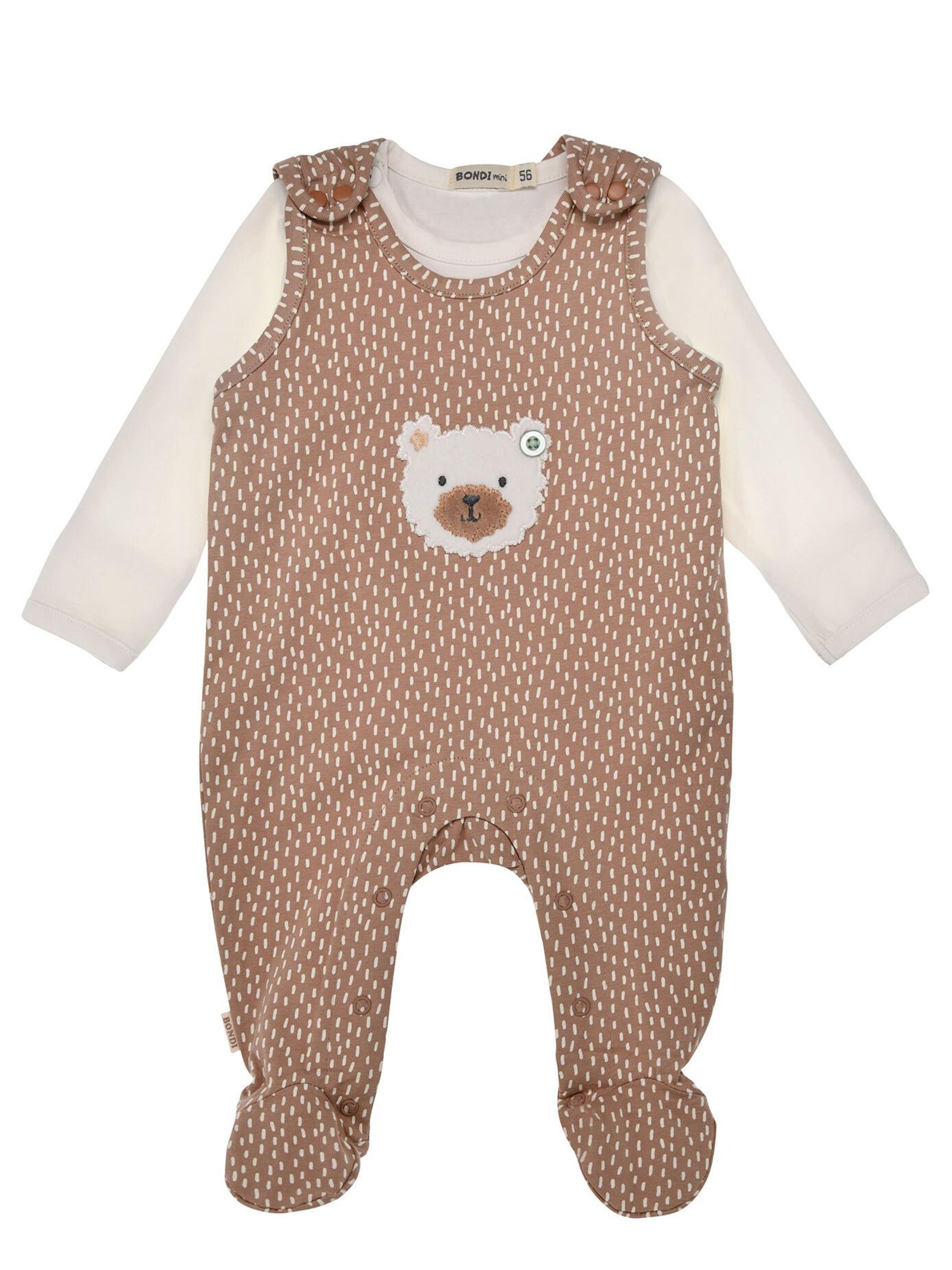 BONDI Overall‌‌‌‌‌‌‌‌‌‌ in Braun: Vorderseite