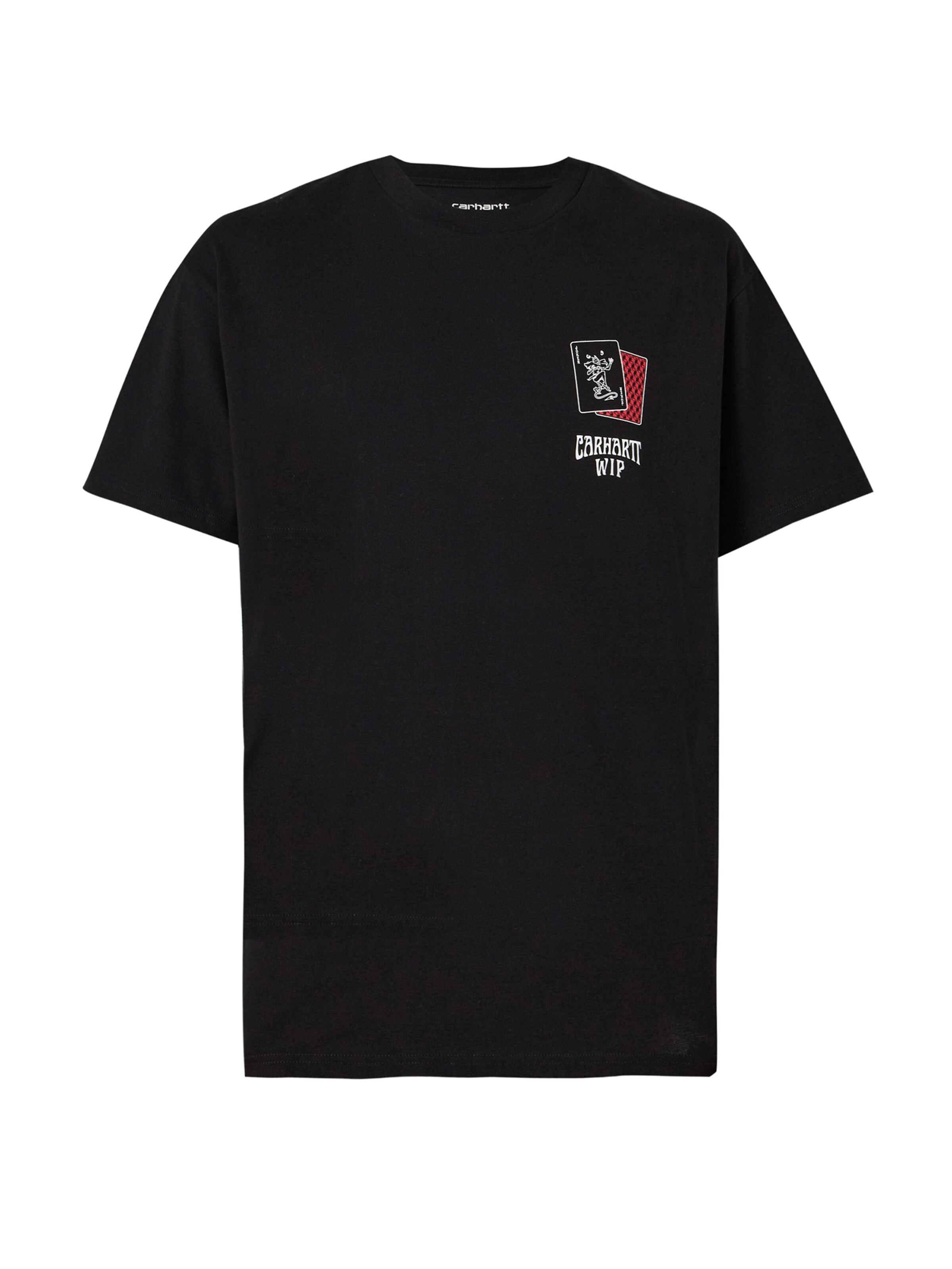 Carhartt WIP Bluser & t-shirts 'Playing Cards' i S i sort, Produktvisning
