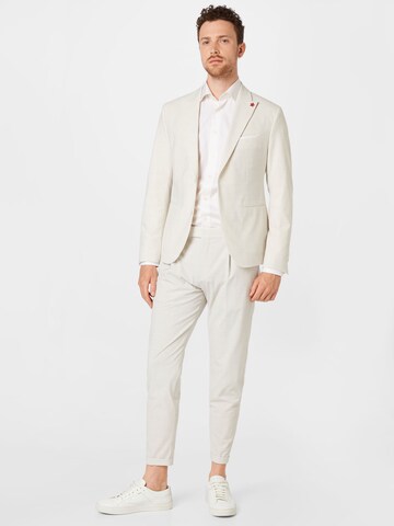 ETON Slim Fit Forretningsskjorte i beige