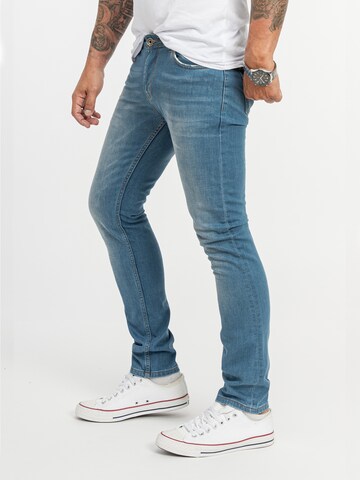 Rock Creek Slimfit Jeans in Blau