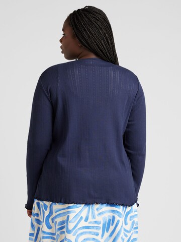 ONLY Carmakoma Strickjacke 'CARSALSA' in Blau