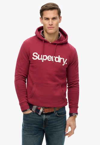 Superdry Sweatshirt in Red: front