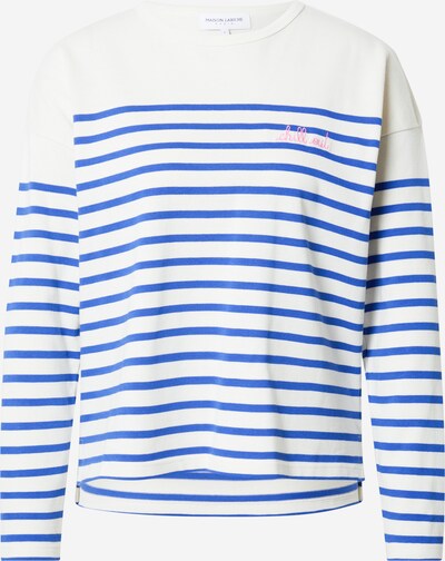 Maison Labiche Camiseta 'CHILL OUT' en marfil / azul real / rosa, Vista del producto