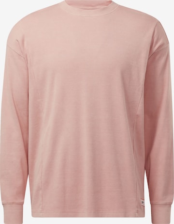 Reebok Sweatshirt 'Classics' in Pink: front