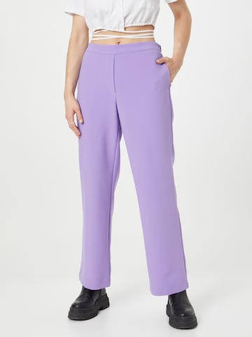 Regular Pantalon 'Taira Hedvig' MSCH COPENHAGEN en violet : devant