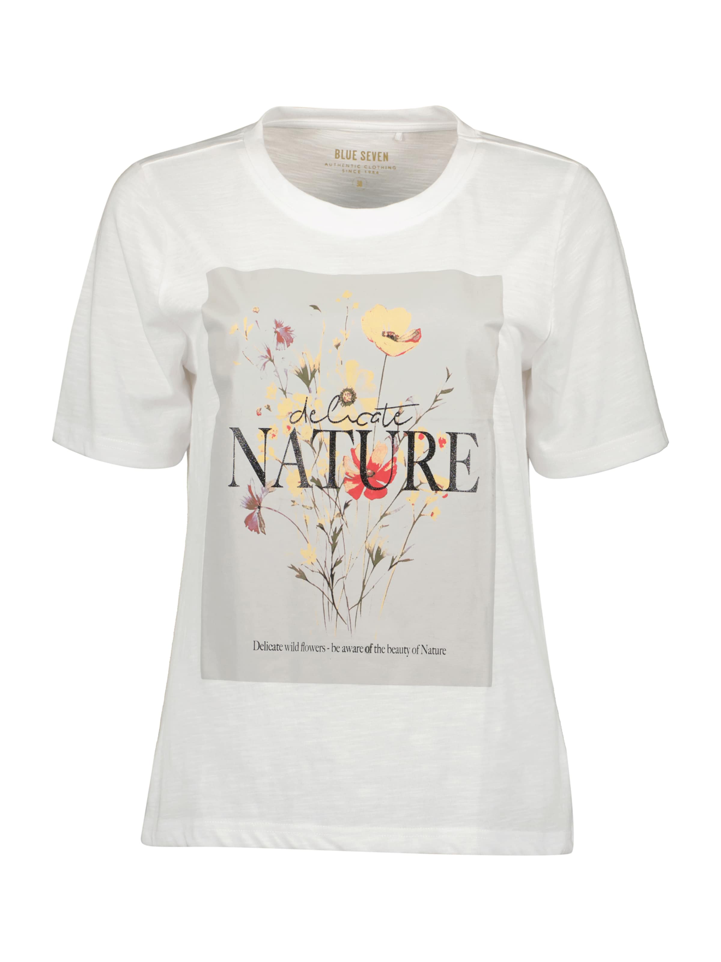 BLUE SEVEN - Camiseta en blanco: frente